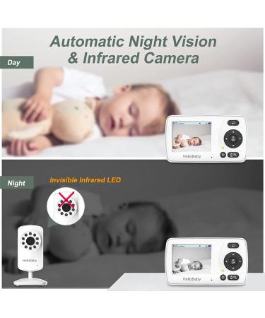 Hello Baby Monitor with Camera and Audio | 1000ft Long Range Video Monitor | Night Vision, VOX Mode | Portable 2.4 Screen | Baby Safety Camera, Plug & Play - Buy Online on GoSupps.com
