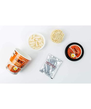 Yopokki Sweet & Mild Spicy Rabokki Cup - Korean Snack (2 Cups) - Buy Online on GoSupps.com