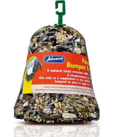 2 x Johnsons Vet Parrot Bumper Bell Treat 150 g The Ultimate Budgie Treat - Buy Online on GoSupps.com