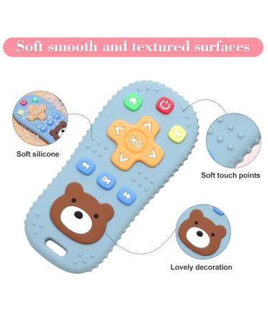 Airfish Baby Biting Toys - BPA-Free Silicone Teething Ring & Remote Control Toy for 3-12 Months - Perfect Nursing Accessory (Pink) - Buy Online on GoSupps.com