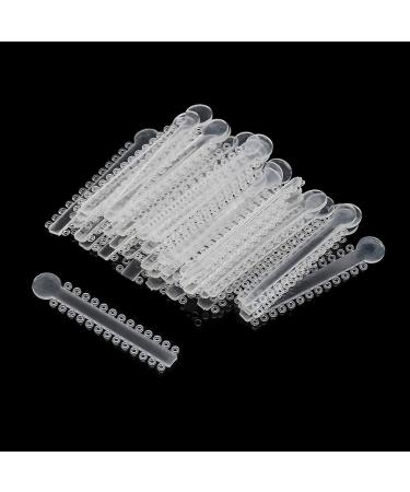 Angzhili Transparent Dental Orthodontic Ligature Ties for Braces Rubber Bands Braces O Rings for Bracket 1040 Pcs