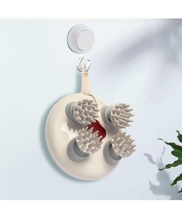 Rechargeable Waterproof Scalp Massager - Dilwe Head Massage Device with 4 Rotating Heads for Plump Hair | International Shipping Available - Buy Online on GoSupps.com