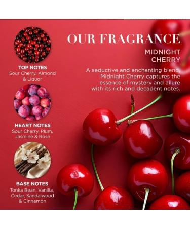 Baylis & Harding Midnight Cherry Lot de 4 bougies pour le corps - Buy Online on GoSupps.com