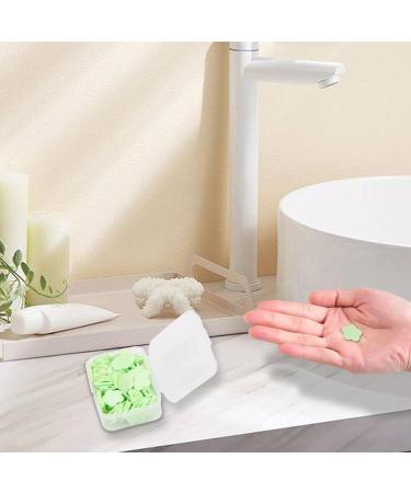 Volumoon Portable Paper Soap Mini Disposable Soap Leaves for Travel Camping & Hiking 4 Boxes of Soap Slices for Easy Use - Buy Online on GoSupps.com