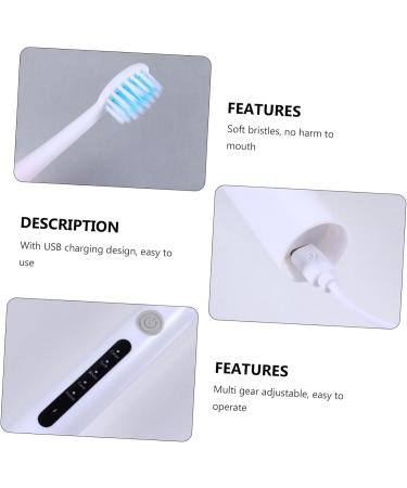 Buy Beavorty Electric Toothbrush Set - Portable & Practical for Kids & Adults | 1 Pack White - Best for Home Use - Buy Online on GoSupps.com