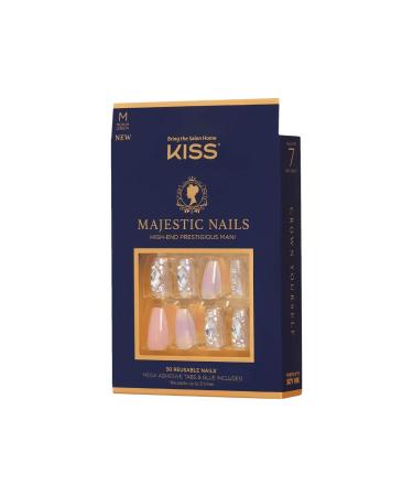 KISS Majestic Nails In a Crown - 1 Count Pack for Elegant Nail Design - Buy Online on GoSupps.com