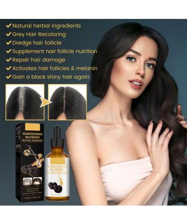 Darka Anti-Greying Hair Serum 5PCS - Ganoderma Nutrient for Natural Darkening and Healthier Hair - Buy Online on GoSupps.com