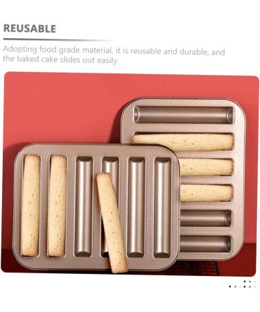 OUNONA Cake Molds 2pcs Biscuit Mold Cake Pan Cookie Molds for Metal Cake Mould Baking Supply Small Cake Mold Biscuit Baking Molds Baking Supplies Non-Stick Baking Mold Puffs Energy Bar - Buy Online on GoSupps.com