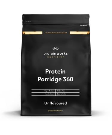 Protein Works - High Protein Porridge 360 | Low Sugar Breakfast | Added Vitamins | Low GI Wholegrain Oats | High Fibre | Original | 1kg Original 1kg (13 servings)