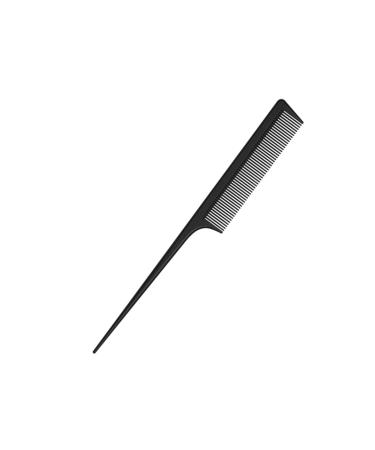 JeoPoom Needle Handle Comb Carbon Comb Break-Proof Antistatic For Hair & Beard For Men And Women With Different Types Of Hair PointedTail
