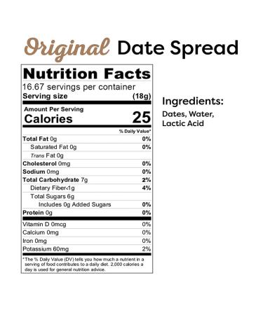 Wanna Date? Original Date Spread  Vegan  Paleo Friendly  Gluten-Free  Dairy-Free  Non-GMO  No Added Sugar  Low Calorie  Kosher Certified  Healthy Sugar Substitute  Sugar Free Alternative (2 Jars) - Buy Online on GoSupps.com