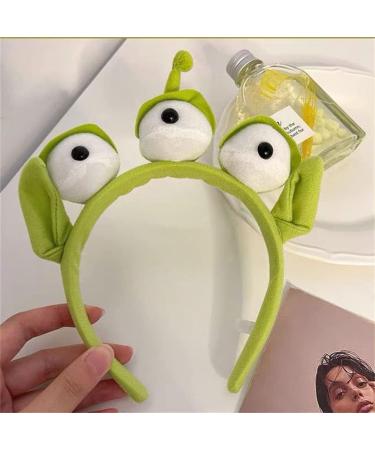 Plush Three-Eyed Headband Personality Funny Anime Headwear Hairpin Pressure Hair Photo Headband Headband Cute Eyes Elastic Headband Suitable for Face Wash Makeup - Buy Online on GoSupps.com
