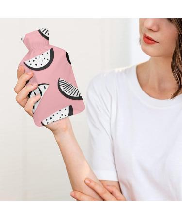 Watermelon Hot Water Bottle with Lid - Rubber Pain Relief Bag for Cramps & Cold Therapy - Buy Online on GoSupps.com