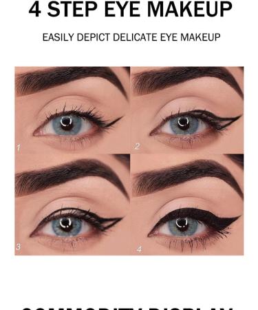 Thapncow 2 pieces matte QuickDry eyeliner eyeliner pen gel brown eyeliner pen gel brown eyeliner in quickdrying formula gel eyeliner makeup pen without smudges - Buy Online on GoSupps.com