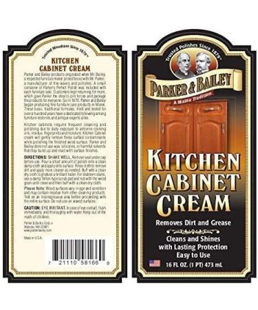 Parker and Bailey Kitchen Cabinet Cream 16 oz - Wood Cleaner and Grease Remover - Buy Online on GoSupps.com