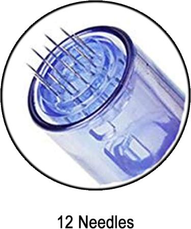 Buy Bowka 12 Pins Nadles Patrones Electric Microneedling Pen with 10 Universal Replacement Needles Cartridges - Adjustable Bajonett-Slitz for Derma Pen - Buy Online on GoSupps.com