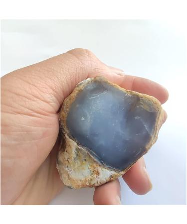 Crystal Rough Natural Crystal Rough Natural Blue Agate Stone Turkey Blue Chalcedony Rough Stone Blue Stone Jewelry Processing Raw Materials Home Decoration (Color : Army Green Size : Random) - Buy Online on GoSupps.com