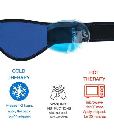 NEWGO Jaw Ice Pack for Face - 4 Gel Facial Ice Pack for Oral Surgery & TMJ Pain Relief - Buy Online on GoSupps.com