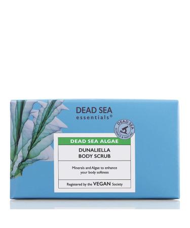 Dead Sea Essentials Exfoliating Body Scrub - Natural Algae & Minerals for Dry Skin Cleansing | Shop Internationally - Buy Online on GoSupps.com