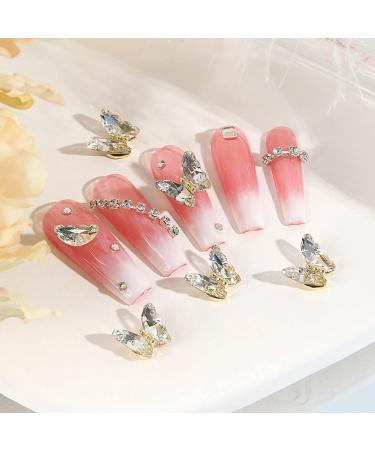 3D Art Glass Rhinestones Butterfly-Nail for DIY Art Decoration Rhinestones Rhinestones and Rhinestones 3D - Buy Online on GoSupps.com