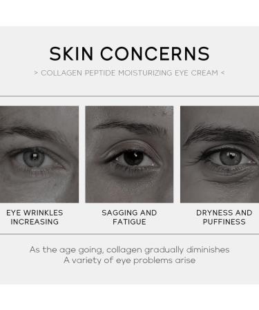 Moisturizing Collagen Peptides Eye Cream Dark Circle Eye Cream Anti Wrinkle Eye Cream With Hydrolyzed Collagen To Reduce Puffiness Crows Feet And Eye Bags Caffeine Eye Cream All Skin Types - Buy Online on GoSupps.com
