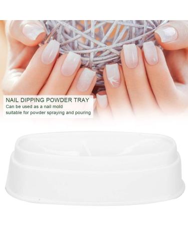 Keep Cleaning Good Powder Impregnation Nail Art Tool Dipping Powder Tray ABS Material for Nail Salon Professional Manicurist - Buy Online on GoSupps.com