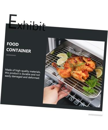 Alipis 1 Set Tray Supplies Non-Stick Baking Drain Home Kitchen Multipurpose Rack Holder Dumpling Storage Assorted Color 27X21.2X5CM - Buy Online on GoSupps.com