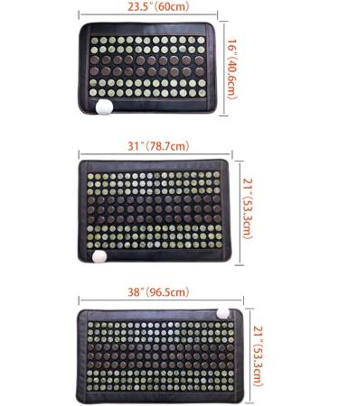 Buy Fern Infrared Heating Pillow - Electric Heating Mat for Neck & Back Relief with Jade & Tourmaline - Smart Controller 53x79cm - Buy Online on GoSupps.com