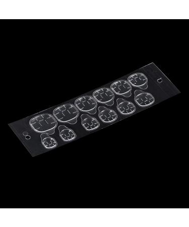 Double-Sided Nail Tips Stickers - 50 Sheets of Transparent Self-Adhesive for Perfecting Manicures | International Shipping Available - Buy Online on GoSupps.com