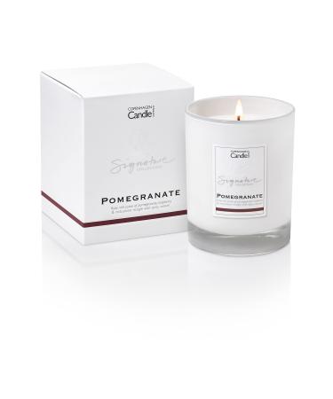 Luxury Scented Candles Gifts for Women | Natural Wax Blend | 45 Hours Burn time | Hotel Collection | The Copenhagen Company - Pomegranate (7oz) 7oz Pomegranate 7oz