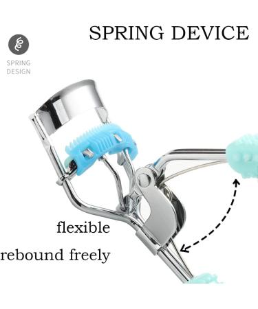Uranian Eyelash Curlers with Comb | Portable Curlers & 4 Silicone Pads | Professional Makeup Tool for Stunning Eyes (2 Green - Buy Online on GoSupps.com