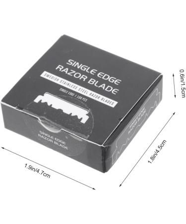 Vintorky 100th Razor Blade - Disposable Facial Razor with Cleaning Fluid | Rustproof Steel Beard & Hairdressing Salon Cutter - Buy Online on GoSupps.com