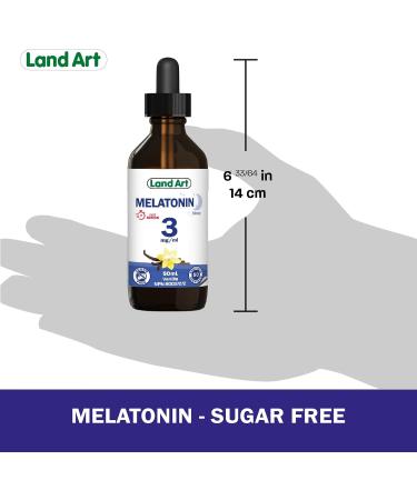 Liquid Melatonin Sleep Aid Maximum Absorption - Great Taste - Vegan GMO-Free - Gluten Free Sugar Free- Made in Canada - 2 Pack - (2x50 ml) 50 ml (Pack of 2) - Buy Online on GoSupps.com