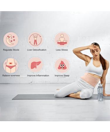 Reusable Organic Castor Oil Pack Wraps for Liver Detox | Adjustable Compresses for Waist Neck & Breasts - Buy Online on GoSupps.com