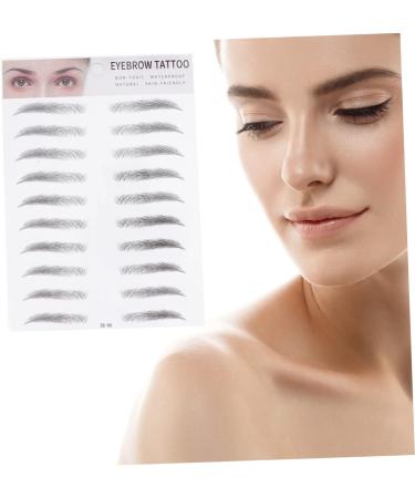 DOITOOL 4 Pcs 3d Eyebrow Stickers Natural Eyebrow Shaping Eyebrow Tool Transfer Stickers Water Proof 6d - Buy Online on GoSupps.com