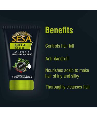 Sesa Ayurvedic Medicinal Shampoo 100 Ml - Natural Hair Care for All Hair Types | International Shipping - Buy Online on GoSupps.com