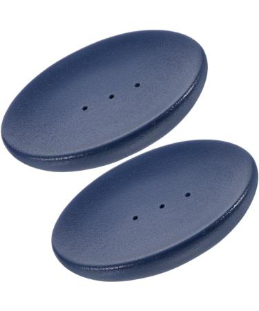 Cabilock 4 Pcs Soap Box Bathroom Soap Holders Bathroom Accessories Simple Soap Dish Ceramics Dark Bluex2pcs 11.00X8.00X2.00CMx2pcs - Buy Online on GoSupps.com