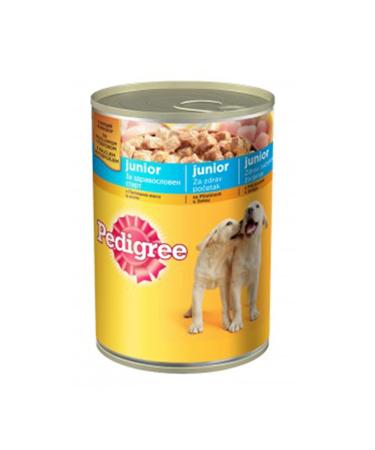 Mars Polska PEDIGREE Can Dry Food for Dogs 400 g Junior Kura / 24