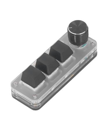 3-key Keyboard Widely Used ABS Multi-function Programmable Mini Keyboard Blue Switch with Button for Games - Buy Online on GoSupps.com