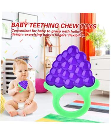 Silicone Fruit Teething Toy for Infants & Toddlers - BPA-Free, Freezer-Safe, Soothing Teether - Buy Online on GoSupps.com