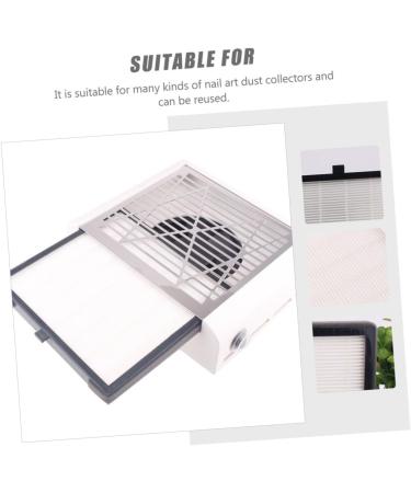 POPETPOP 3 Pcs Nail Filter Vacuum Cleaner Desktop Manicure Cleaner Replacement Nail Extractor Screen Plate Manicure Strainer Car Cleaner Filter Plate Vaccume Plastic Suction Filter Screen 18x17cmx3pcs As Shownx3pcs - Buy Online on GoSupps.com