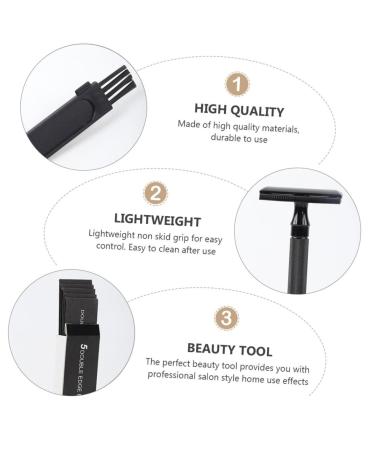 Buy 3 Sets Manual Shaver Razor for Face & Beard - Classic Old Style Hair Cutter | International Shipping Available - Buy Online on GoSupps.com