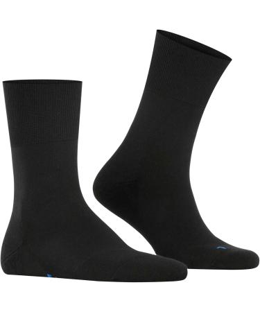 FALKE Unisex Run U SO Cotton Socks - Black (3000) - Size 42-43 | High-Quality International Shipping - Buy Online on GoSupps.com