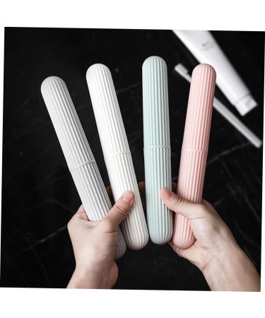 Minkissy 4-Piece Toothbrush Storage Box Set | Durable Toothbrush Cases for Travel & Home | International Shipping Available - Buy Online on GoSupps.com