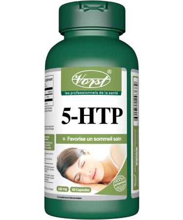 VORST 5-HTP 100mg 60 Capsules | Supplement For Promoting Natural Healthy Sleep & Fighting Symptoms of Minor Insomnia | 1 Bottle 60 count (Pack of 1) - Buy Online on GoSupps.com