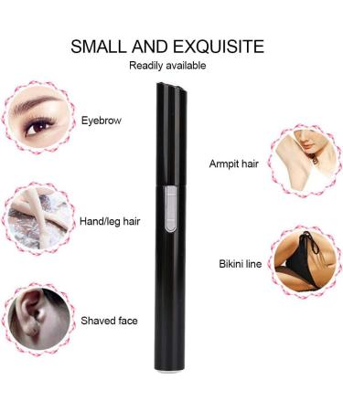 NSXAYIWE Hair Clipper Electric Hair Armpit Nose Trimmer Painless Facial and Eyebrow Hair Remover Portable Design Wet Dry Use for Men Women - Buy Online on GoSupps.com