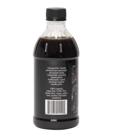Dr Vanilla Alcohol-Free Natural Vanilla 16oz - Premium Quality 16 Ounce Bottle - Buy Online on GoSupps.com