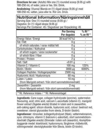 4723 Duke Drive Youtheorry Multivitamin Powder Daily Vitality & Wellness Gluten Free Dairy Free Watermelon 400g - Buy Online on GoSupps.com