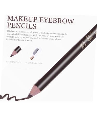 Beavorty Eyebrow Pen Pencil 24 pcs Tool -in- for Pencils Professional Women A Built-in in Pencil Eyebrow Sharpener Black Pencils - Buy Online on GoSupps.com