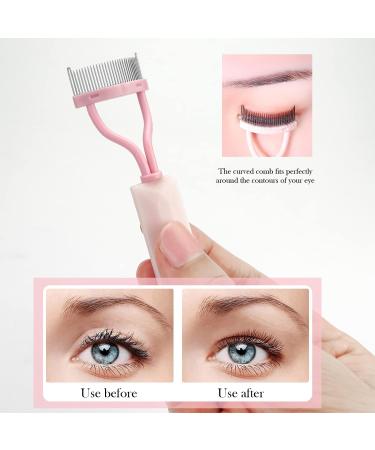 Eyelash Curler & Comb Set with 2 Refill Pads - Pink | Shop Internationally at Your Store Name - Buy Online on GoSupps.com